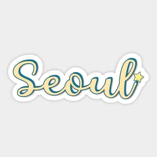 Spend Some Time in Seoul, Korea Sticker